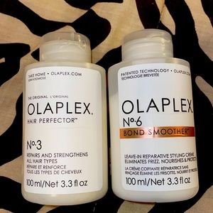 Olaplex No 3 and No 6 both bottles practically all the way full